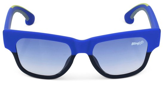 Bling2o ZONNEBRIL: FIRE ISLAND BEACH - Royal Sunrays, siliconen, 100% UV bescherming, in doorzichtige bewaardoos, 3+ van Bling2o