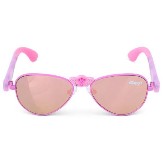 Bling2o ZONNEBRIL: HAMPTON BEACH - Bright Bubblegum, siliconen, 100% UV bescherming, in doorzichtige bewaardoos, 3+ van Bling2o