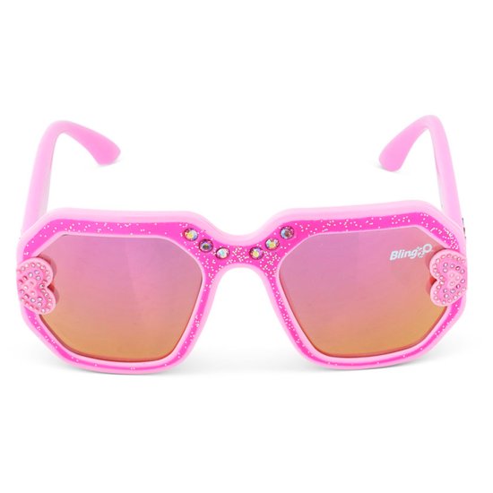 Bling2o ZONNEBRIL: MIAMI BEACH - Rays of Rose, siliconen, 100% UV bescherming, in doorzichtige bewaardoos, 3+ van Bling2o