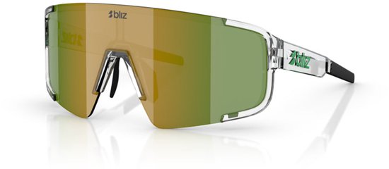 Bliz P003 Bril Transparent White - Green Small van Bliz