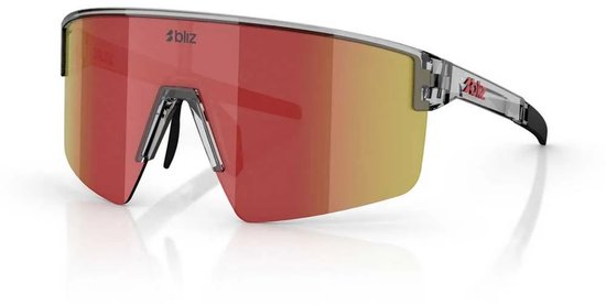 Bliz P004 Bril Transparent Dark Grey - Red van Bliz