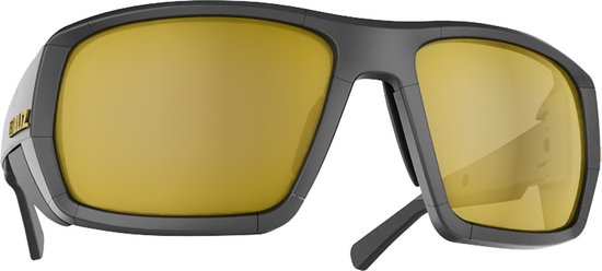 Bliz Peak Gespiegelde Gepolariseerde Zonnebril Zwart Brown Polarized With Gold Mirror/CAT4 Man,Vrouw