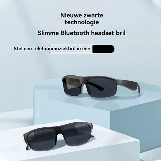 Bluetooth Zonnebril-Smart Glasses - Zonnebril Bluetooth -Fietsen & Sporten - Ingebouwde Speakers voor muziek-Smart touch - active noise reduction - IPX5 waterproof - Gepolariseerd Glas - Lichtgewicht-Bluetooth 5.3-unisex van Merkloos