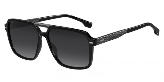 Boss BOSS 1766/S BLACK/GREY SHADED 59/14/150 Herrenbrillen Zonnebrillen