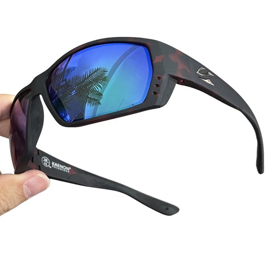 Bovista Polarizerende Zonnebril Voor Heren - Zonnenbrillen - Zonnenbril - Sun Glasses - Sunglasses - Techno Bril - Rave & Festival - Premium Quality - Magma van Bovista