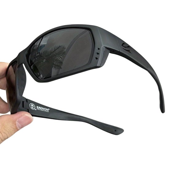 Bovista Polarizerende Zonnebril Voor Heren - Zonnenbrillen - Zonnenbril - Sun Glasses - Sunglasses - Techno Bril - Rave & Festival - Premium Quality - Zwart van Bovista