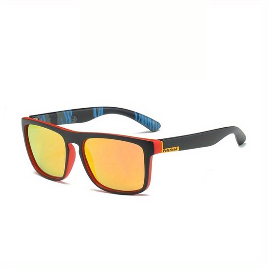 Bovista Polarizerende Zonnebril - Zonnenbrillen - Zonnenbril - Sun Glasses - Sunglasses - Techno Bril - Rave & Festival - Premium Quality - Rode Lens van Bovista