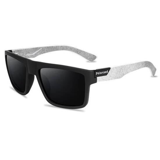 Bovista Polarizerende Zonnebril - Zonnenbrillen - Zonnenbril - Sun Glasses - Sunglasses - Techno Bril - Rave & Festival - Premium Quality - Witte Benen van Bovista