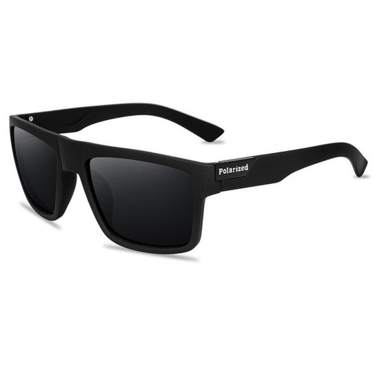 Bovista Polarizerende Zonnebril - Zonnenbrillen - Zonnenbril - Sun Glasses - Sunglasses - Techno Bril - Rave & Festival - Premium Quality - Zwart van Bovista