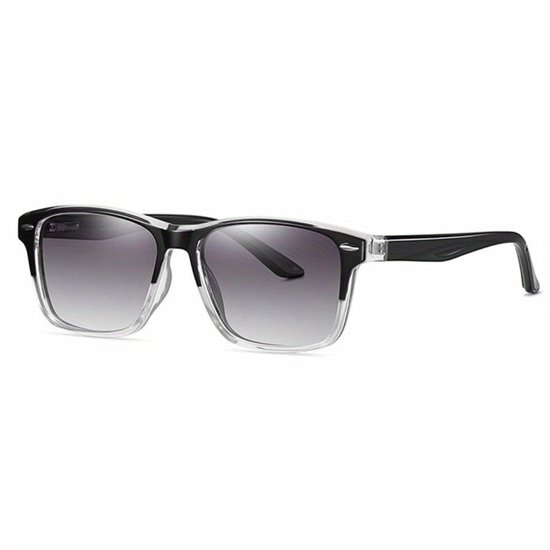 Bovista Zonnebril Voor Dames & Heren - Zonnenbrillen - Zonnenbril - Sun Glasses - Sunglasses - Techno Bril - Rave & Festival - Premium Quality - Zwart/Grijs van Bovista