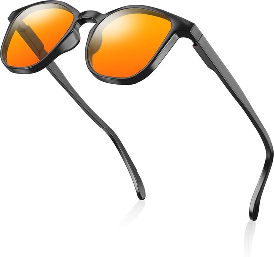 Bril met blauwlichtfilter voor heren, blauw licht blocker gaming glazen, blauwlichtfilter tegen blauw licht bril, blauwlichtfilterbril met Bluelight filter