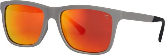 Brunotti - Bidart - Zonnebril Stone Grey - Unisex - UV400 Zonnebril - Gepolariseerde Zonnebril - ONE SIZE van Brunotti