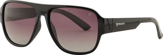 Brunotti - Melandi - Zonnebril Zwart - Unisex - UV400 Zonnebril - Gepolariseerde Zonnebril - ONE SIZE van Merkloos