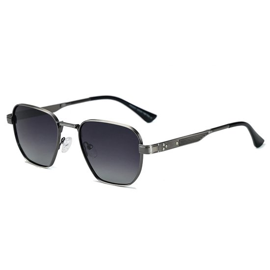 BUGOLINI Calisto - Gepolariseerde Zonnebril voor Mannen - Met UV400-bescherming - Anti Slip Pootjes - Luxe Bril - Donker Grijs van Merkloos