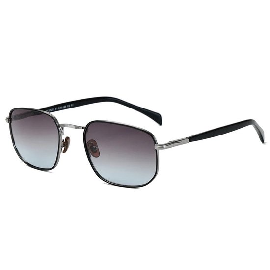 BUGOLINI Demetrius – Gepolariseerde Zonnebril voor Mannen - Met UV400-bescherming - 1.1 TAC-lenzen – Grijs/Blauw van BUGOLINI