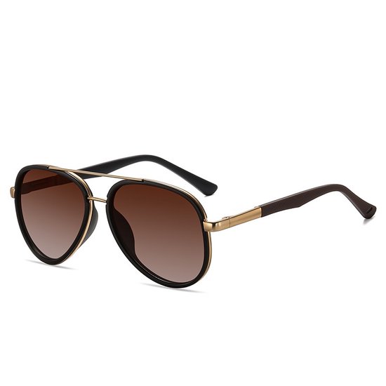 BUGOLINI® Feliks – Designer Zonnebril Voor Heren – Gepolariseerd – UV400 – Gold Tea van BUGOLINI