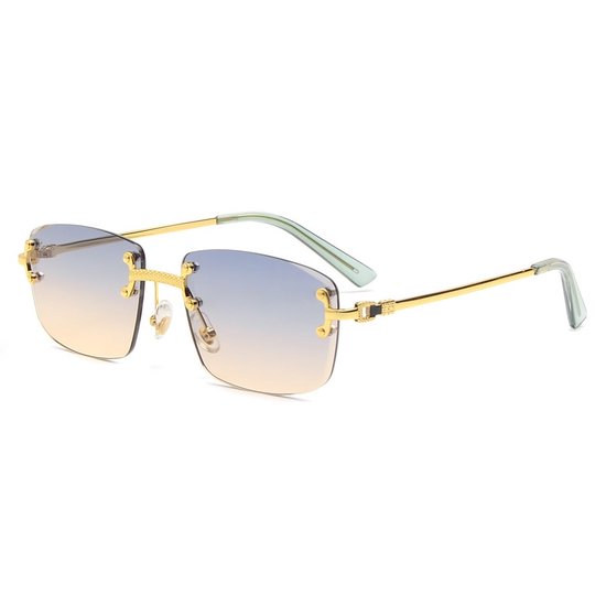 BUGOLINI® Markuss - Designer Zonnebril - Gepolariseerd - UV400 - Gold Green Yellow van BUGOLINI