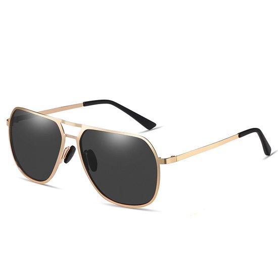 BUGOLINI® Masculinitas - Designer Zonnebril Voor Heren - Gepolariseerd - UV400 - Gold van BUGOLINI