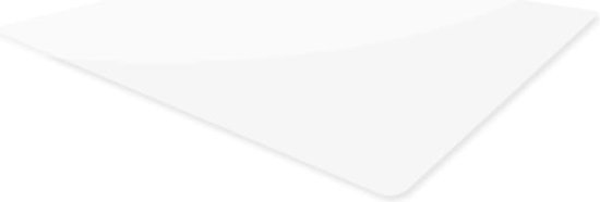 Bureaustoelmat - vloerbeschermer - 130x90cm - transparant van VidaXL