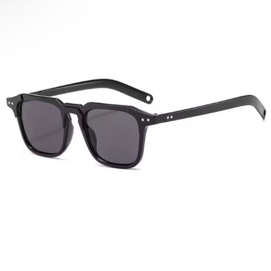 Caimco® Captar Zonnebril - Zwart - Zonnebril - Zonnebrillen - Sunglasses - Festival Zonnebril - Rave Bril - Techno - Zwart Montuur - Donkere Glazen - Zonnebril Heren - Zonnebril unisex van Caimco