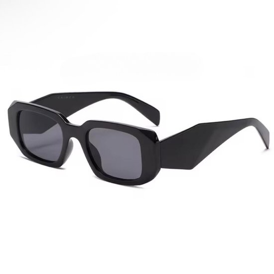 Caimco Cultra Zonnebril - Zwart - Zonnebril - Zonnebrillen - Sunglasses - Festival Zonnebril - Rave Bril - Techno - Zwart Montuur - Zwarte Glazen - Zonnebril Dames - Zonnebril Heren - Zonnebril unisex