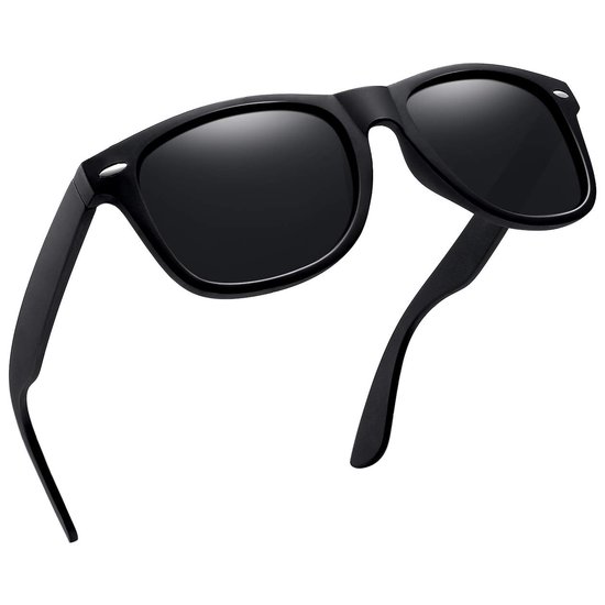 carmdering - Vierkante Zonnebril - Vierkante Sunglasses - Designer Zonnescherm - Polariserende Lenzen - UV400 Bescherming - Hars Materiaal - Uniek Ontwerp - Lichtgewicht Draagcomfort - 1 Stuk