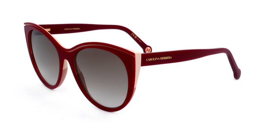 Carolina Herrera HER 0142/S Burgundy beige 56/17/145 WOMAN Zonnebrillen