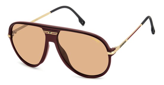 Carrera Burgundy Pilot Driver Master Auto Piloten Zonnebril Autobril Koerier Koerierbril Pilotenbril van Carrera