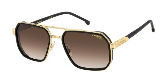 Carrera CARRERA 1069/S MATTE BLACK GOLD/BLACK BROWN GREEN 58/19/145 Herrenbrillen Zonnebrillen