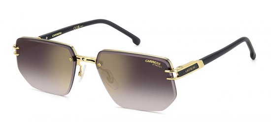 Carrera CARRERA 1070/S MATTE BLACK ON GOLD/GOLD MIRROR ON 60/17/145 Herrenbrillen Zonnebrillen van Merkloos