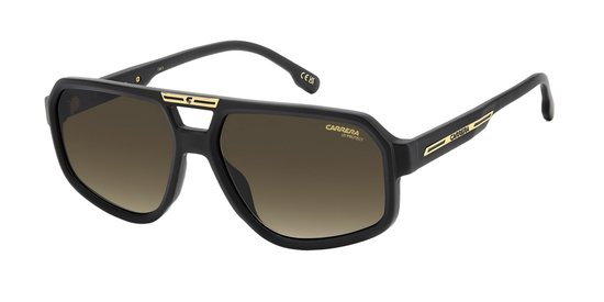 Carrera VICTORY C 26/S MATTE BLACK/BLACK BROWN GREEN ANTIREFLEX 59/16/145 Herrenbrillen Zonnebrillen