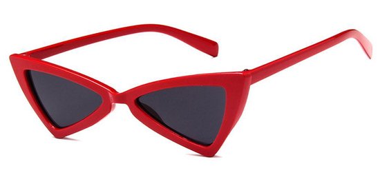 Cat Eye Zonnebril Triangle Rood van Cat