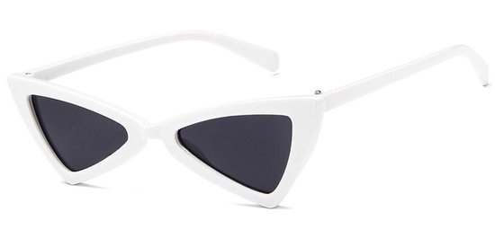 Cat Eye Zonnebril Triangle Wit van Cat