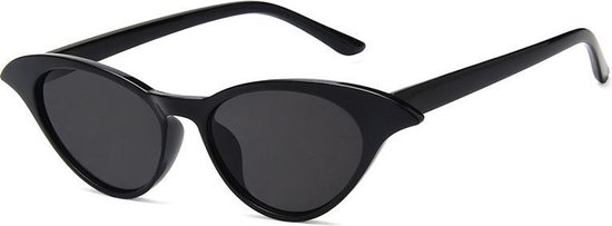 Cat Eye Zonnebril Zwart - Butterfly van Cat