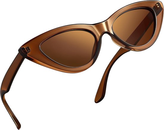 Cat-Eyezonnebril Gepolariseerd UV400 Elegant voor Dames Unisex | Elegant Retro Kattenoog Montuur Vlinderzonnebril voor Autorijden, Strand en Dagelijks Gebruik voor Dames