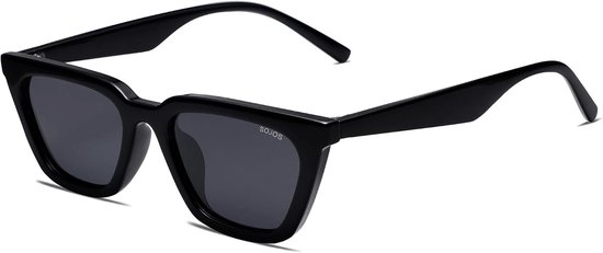 Cateye SJ2169 Zonnebril voor dames, gepolariseerd, vintage, retro, rechthoekig, cool, vrouwen, smal, UV400-bescherming, klassieke outdoor moderne zonnebril