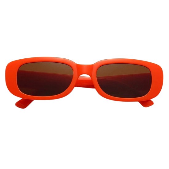 Chipa - Moderne Oranje Bril - Oranje Montuur – Licht Getinte Glazen - Retrolook Zonnebril – Oranje Zonnebril - Perfect voor Koningsdag & Festivals – Unisex - Heren & Vrouwen - Koningsdag accessoires - Koningsdag Bril - Oranje Accessoires van Merkloos