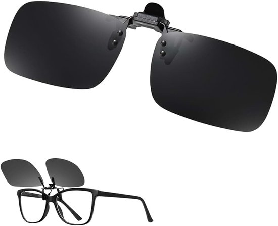 clip-on zonnebril, uniseks, zonnebril, UV400, anti-verblinding, goede clip-stijl, zonnebril voor autorijden, vissen en outdooractiviteiten