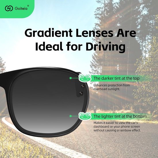 Clip-on Zonnebril voor Brillen op Sterkte - Modieus en Handig Ontwerp van Merkloos