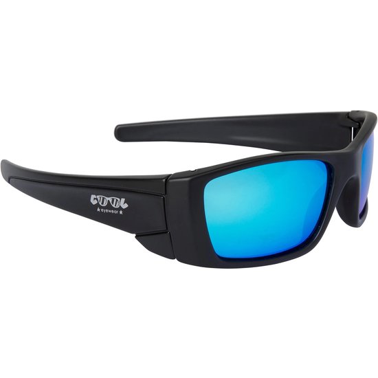 Cool Eyewear Zonnebril Impact Heren Rechthoekig Cat. 3 - Zwart - Gepolariseerde Glazen - Drijvend Montuur - UV400 van Cool Eyewear