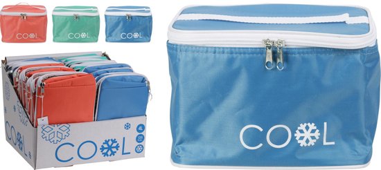 Cool - koeltas - 4 liter - 21 x 15 x 15 cm - groen van Cool