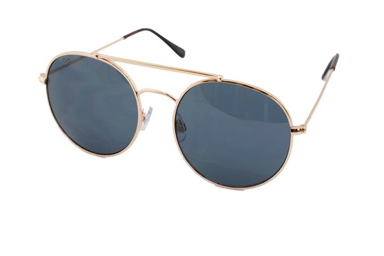 Croon Zonnebril Ozzy Unisex Rond Goud/smoke van Croon