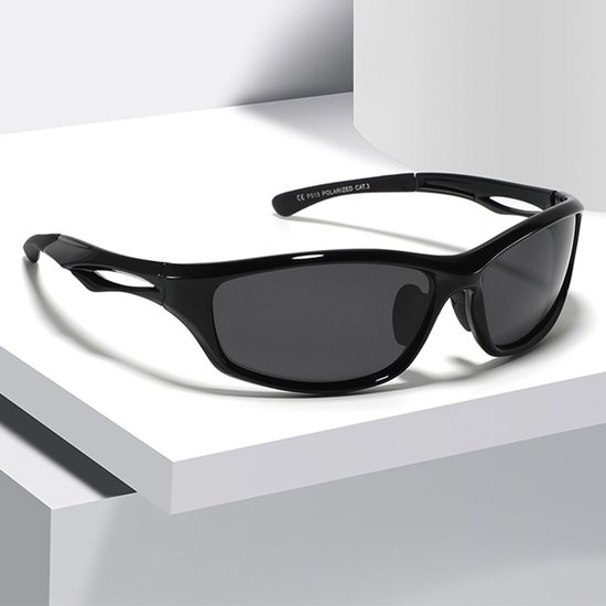Crrynuo - Gepolariseerd Zonnebril - UV400 - Anti-Glare - UV-Bescherming - Grijze Lensen van Crrynuo