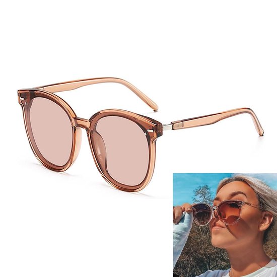 Crynuo Zonnebril - gepolariseerde zonnebril - Gepolariseerd - Dames - rond - UV400 van Crynuo