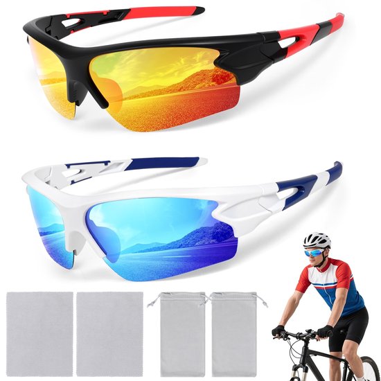 Dailygoods - Gepolariseerde Sportzonnebril met UV400 Bescherming