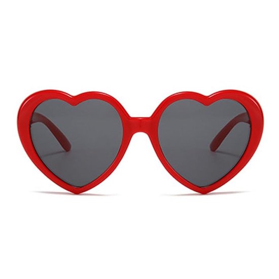 Dailygoods- Hartvormige Zonnebril - UV400 Bescherming - Lichtgewicht - Retro - Perfect Draaggevoel - Geschikt voor Dames