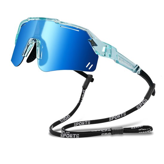 Dailygoods- Kinderzonnebril UV400 Bescherming - Gepolariseerd - Sport Zonnebril - Fietsen - Hardlopen - Brilriem - Optimale helderheid - Sportzonnebril van Dailygoods