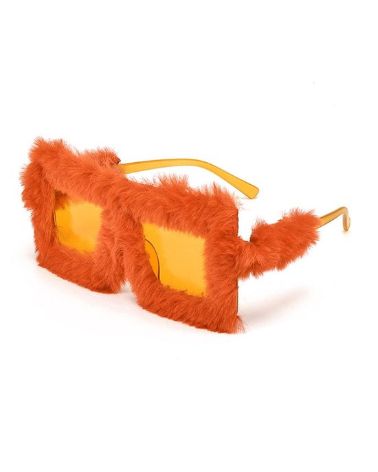 Dailygoods - Modieuze Plüsch Zonnebril voor Feesten en Verjaardagen