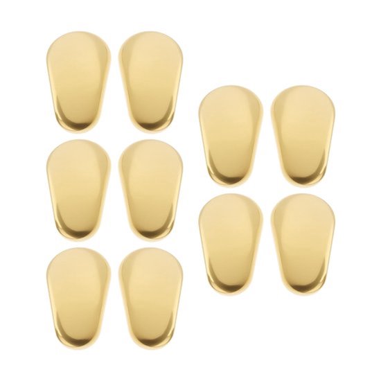 Dailygoods- Neuspads Gouden Push-In - Neuspads Bril Siliconen