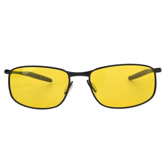 Dailygoods- Zonnebril Gepolariseerd - Anti-glare - Metalen Frame - Nacht Rijden - HD Lens - Verstelbaar Montuur - 62 mm Lensbreedte - Bril